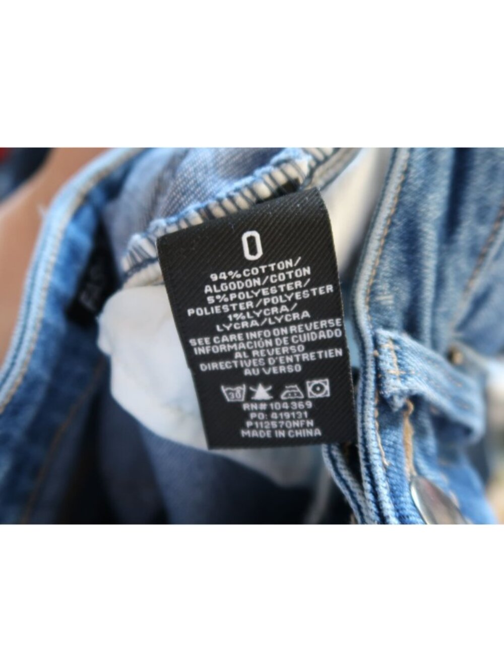 ✨3/$30 Fashion Nova 0 High Waist Flare Bell Bottom Jeans Dark Wash Western Boho - Picture 7 of 7